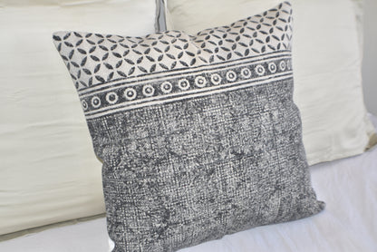 Geometrical Block Print Cotton Dari Cushion Cover 60cm