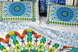 Universe Lime Mandala Throw Set