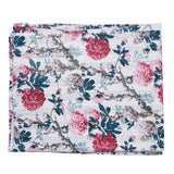 Magical Flower Printed Cotton Kantha Quilt Bedspread Throw