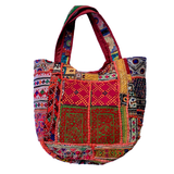 Large Indian Handmade Bohemian Vintage Banjara Hippy Shoulder Bag-8