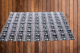 Beautiful Black Holy Block Print Dari Carpet