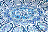 Bohemian Paisley Blue Mandala Duvet Set