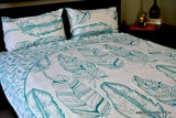 Calamus Turq Mandala Duvet Cover Set