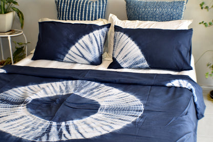 Mandala Hand Tie and Dyed Doona Cover Set