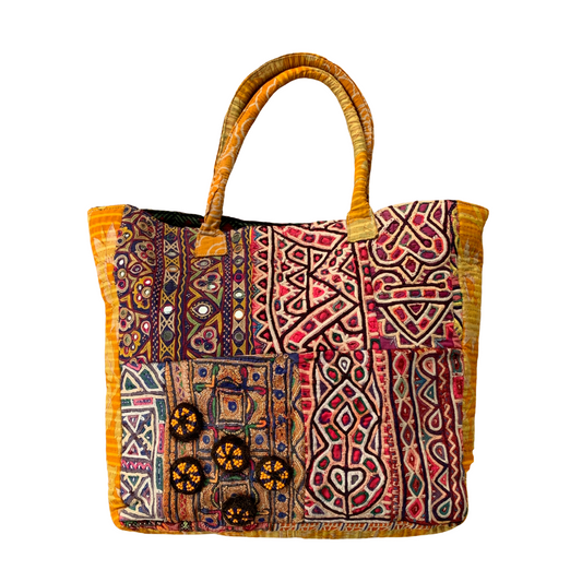 Indian Handmade Bohemian Vintage Tribal Banjara Hippy Shoulder Bag-22