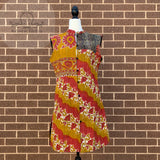 Indian Handmade Reversible Cotton Vintage Kantha Quilted Jacket MED-16
