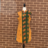Indian Handmade Reversible Cotton Vintage Kantha Quilted Jacket MED-8