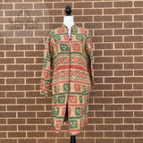 Indian Handmade Reversible Cotton Vintage Kantha Quilted Jacket LGE-2