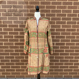 Indian Handmade Reversible Cotton Vintage Kantha Quilted Jacket LGE-2