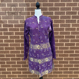Indian Handmade Reversible Cotton Vintage Kantha Quilted Jacket MED-15
