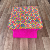 Bohemian Embroidered Decorative Vintage Footrest Stool Seat