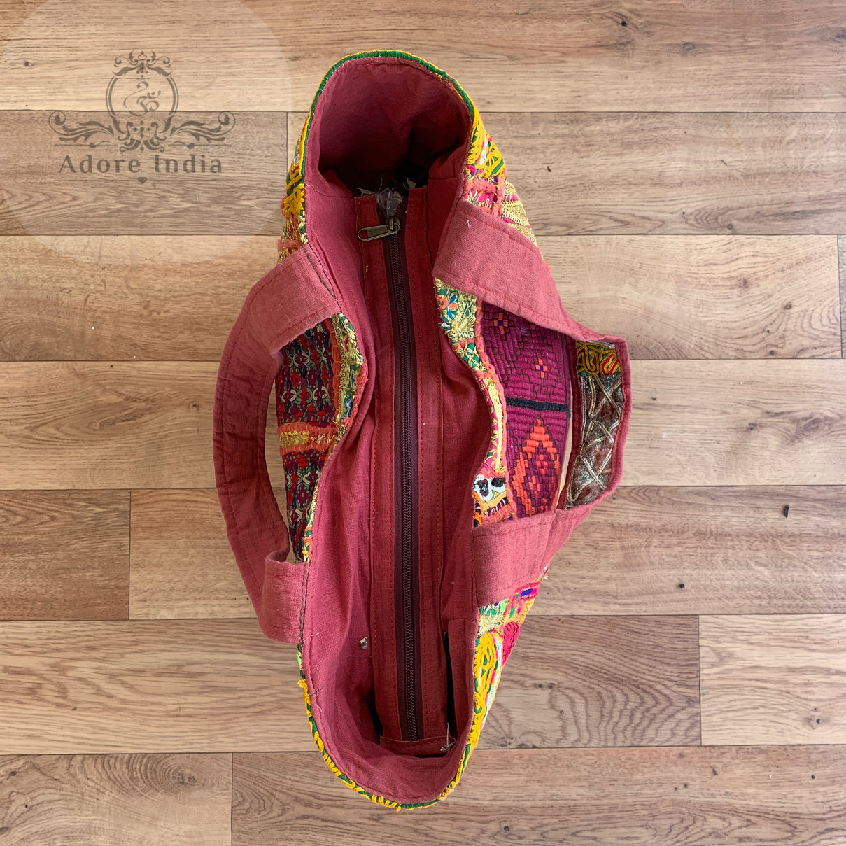 Large Indian Handmade Bohemian Vintage Banjara Hippy Shoulder Cross body Bag-1