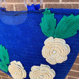 Handmade Crochet Bohemian Vintage Tribal Banjara Hippy Shoulder Bag-3