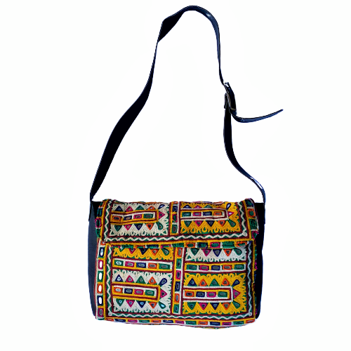 Indian Handmade Bohemian Vintage Tribal Banjara Hippy Shoulder Cross Body Bag-10