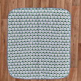 Umbrella Print Cotton Reversible Baby Kantha Quilted Cot Crib Set