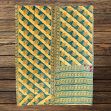 Indian Handmade Reversible Vintage Kantha Quilt Bedspread Meena
