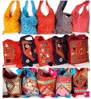 Wholesale Bulk Lot Bohemian Gypsy High Quality Shoulder Bags- Bulk Lot 40 Pcs