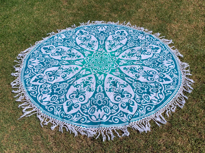 Brahma Turq Mandala Beach Roundie