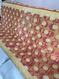 Indian Handmade Reversible Vintage Kantha Quilt Bedspread Geeta