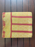 Indian Handmade Reversible Vintage Kantha Quilt Bedspread Geeta
