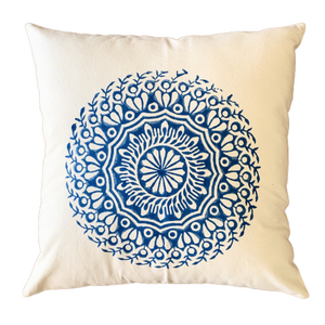 Blue Mandala Cushion