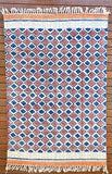 Handmade Beautiful Multi Ikat Block Print Dari Cotton Carpet