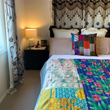 Indian Vintage Hand Made Kantha Quilt Throw Malini